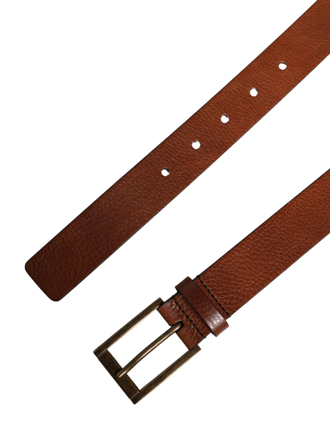 Dolce &amp; Gabbana Sample Sale Dolce &amp; Gabbana Men Brown Leather Classic Metal Buckle Belt - | Designer outlet