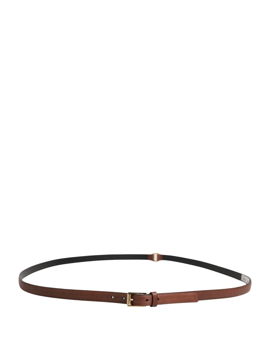 Dolce &amp; Gabbana Sample Sale Dolce &amp; Gabbana Men Brown Leather Classic Metal Buckle Belt - | Designer outlet