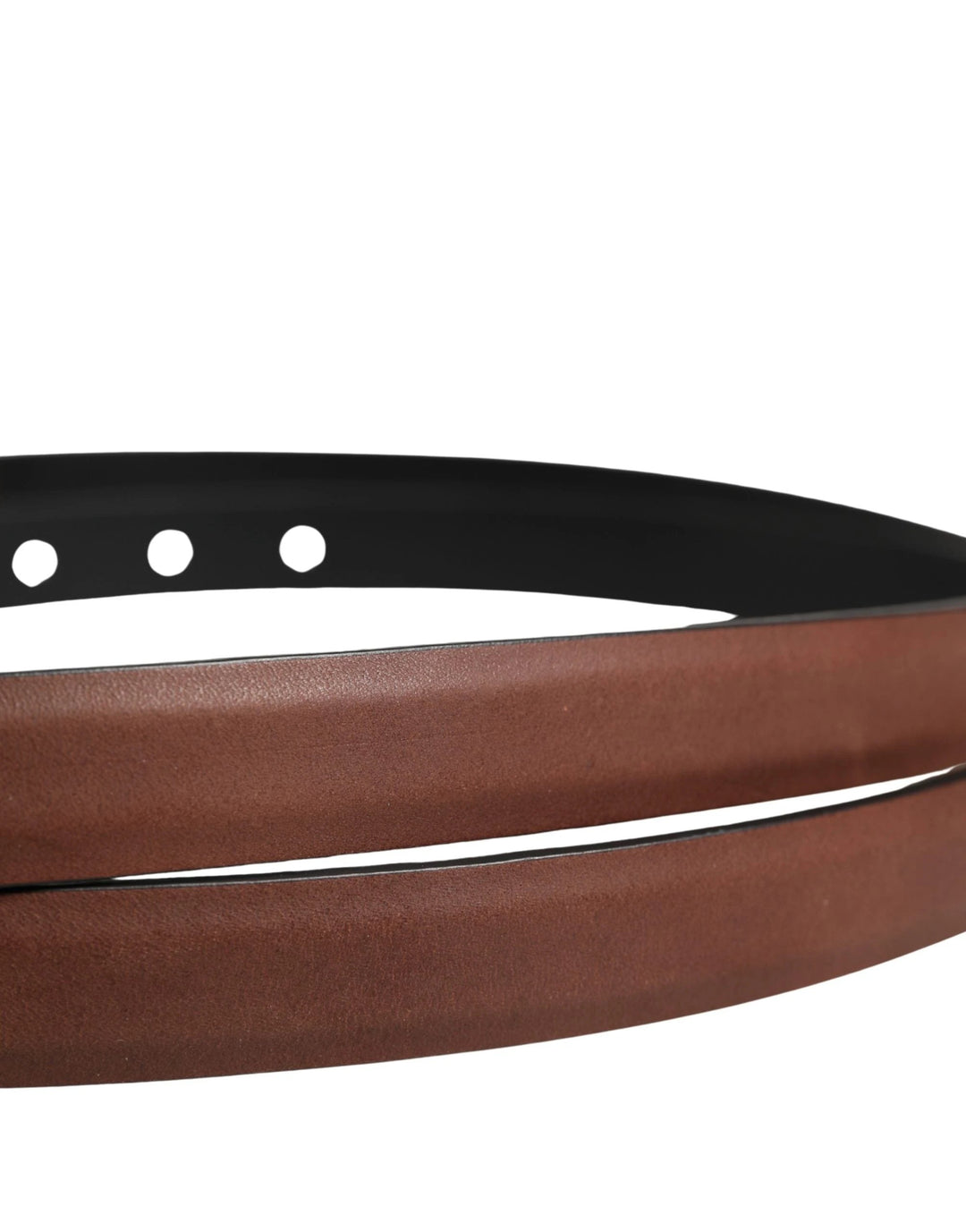 Dolce &amp; Gabbana Sample Sale Dolce &amp; Gabbana Men Brown Leather Classic Metal Buckle Belt - | Designer outlet