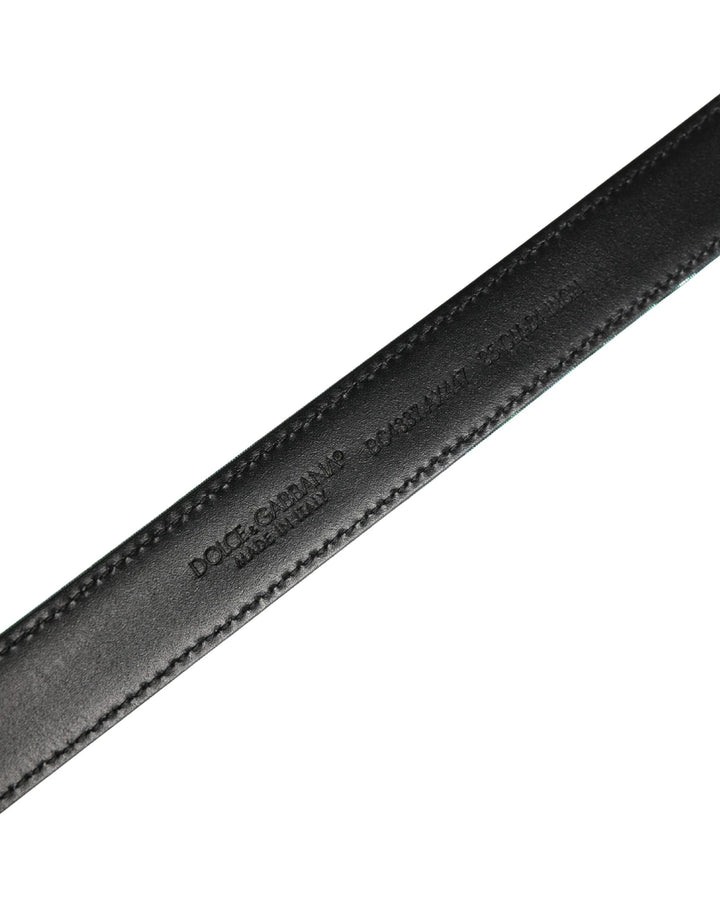 Dolce &amp; Gabbana Sample Sale Dolce &amp; Gabbana Men Green Lurex Polyester Metal Buckle Belt - | Designer outlet