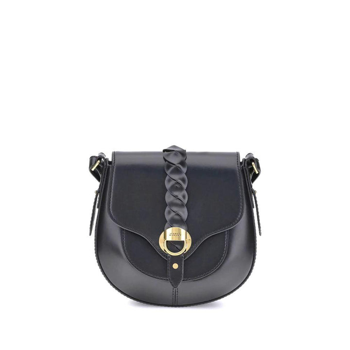Isabel Marant Black Calf Leather Bos Taurus Shoulder Bag