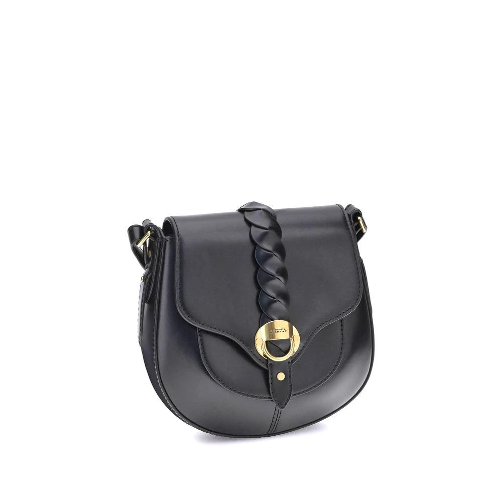 Isabel Marant Black Calf Leather Bos Taurus Shoulder Bag