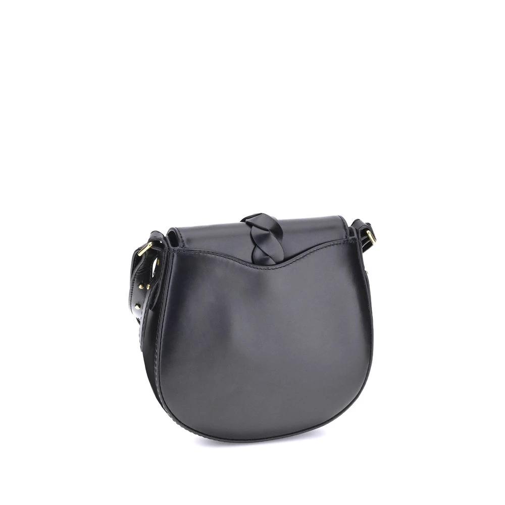 Isabel Marant Black Calf Leather Bos Taurus Shoulder Bag