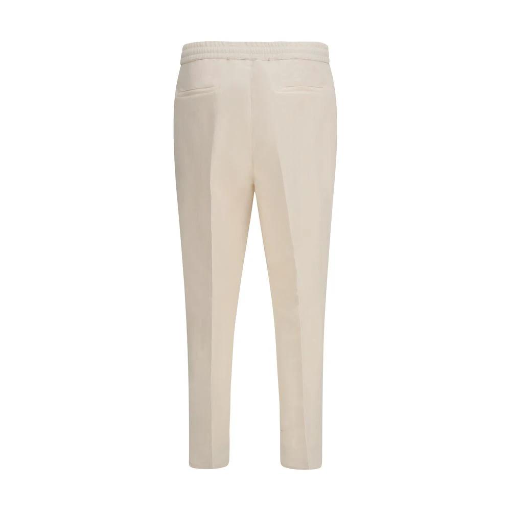 Brunello Cucinelli Sample Sale Brunello Cucinelli Beige Linen Casual Pants - | Designer outlet