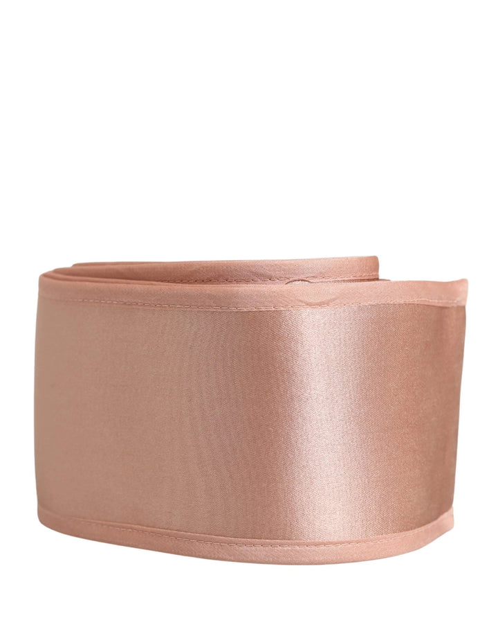 Dolce &amp; Gabbana Sample Sale Dolce &amp; Gabbana Light Pink Silk Satin Waist Women Cintura Belt - | Designer outlet