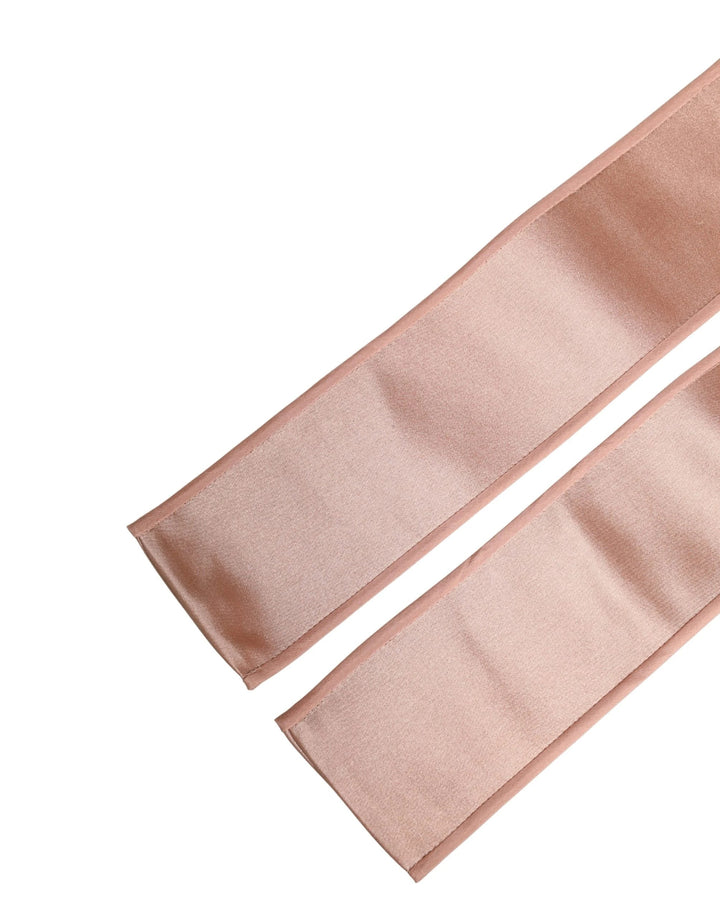 Dolce &amp; Gabbana Sample Sale Dolce &amp; Gabbana Light Pink Silk Satin Waist Women Cintura Belt - | Designer outlet