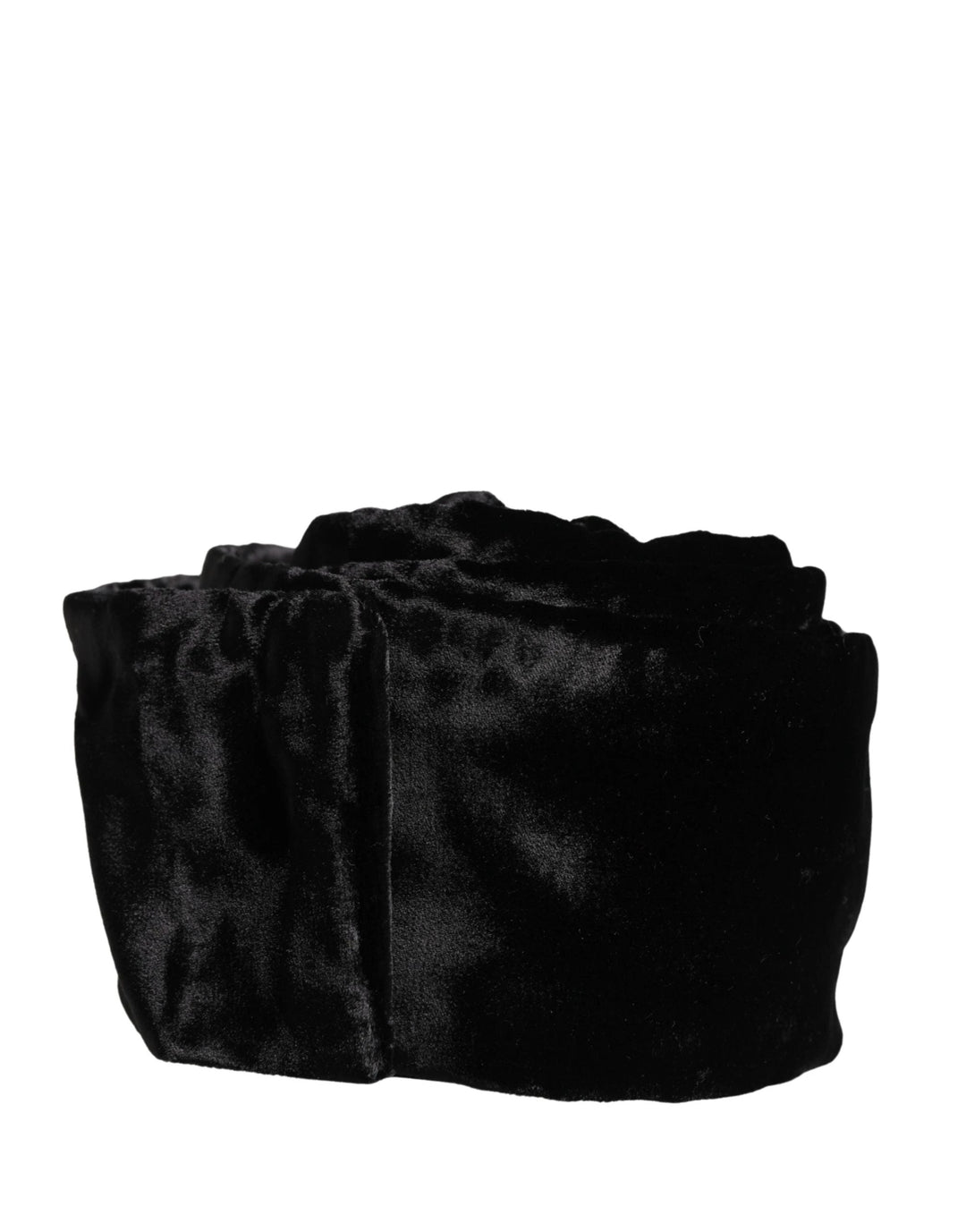 Dolce &amp; Gabbana Sample Sale Dolce &amp; Gabbana Black Viscose Satin Waist Women Cintura Belt - | Designer outlet