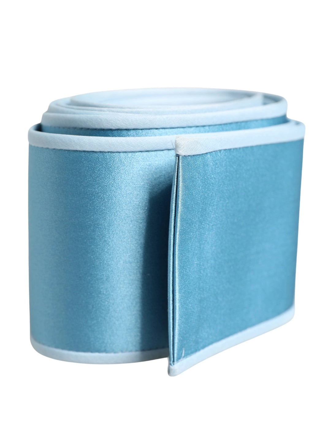 Dolce &amp; Gabbana Sample Sale Dolce &amp; Gabbana Light Blue Silk Satin Waist Women Cintura Belt - | Designer outlet