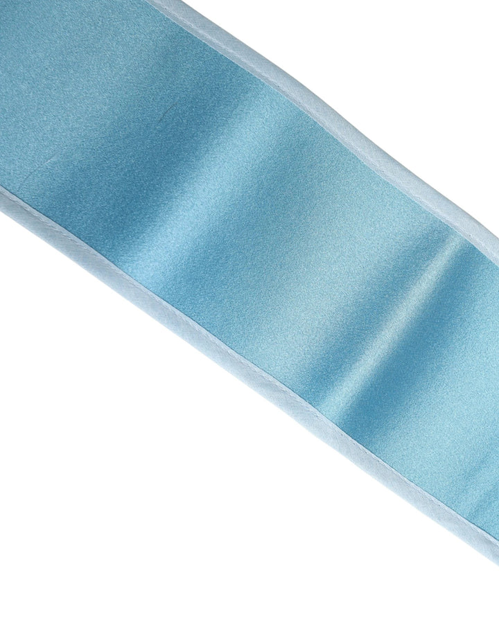 Dolce &amp; Gabbana Sample Sale Dolce &amp; Gabbana Light Blue Silk Satin Waist Women Cintura Belt - | Designer outlet