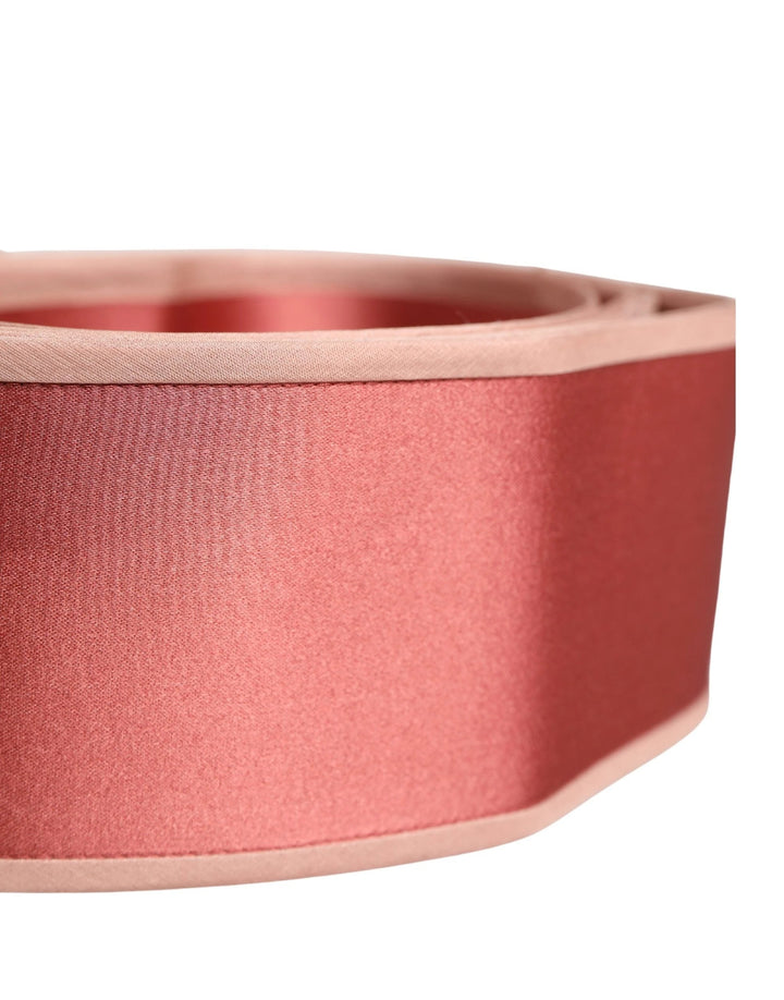 Dolce &amp; Gabbana Sample Sale Dolce &amp; Gabbana Pink Silk Satin Waist Women Cintura Belt - | Designer outlet