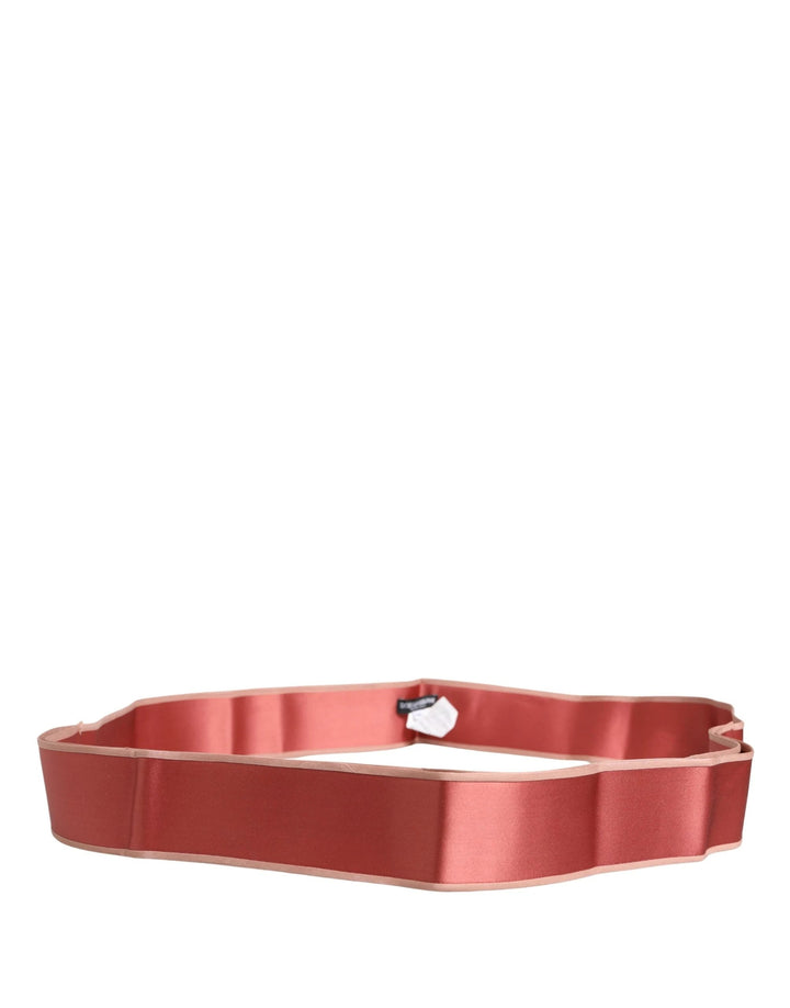 Dolce &amp; Gabbana Sample Sale Dolce &amp; Gabbana Pink Silk Satin Waist Women Cintura Belt - | Designer outlet