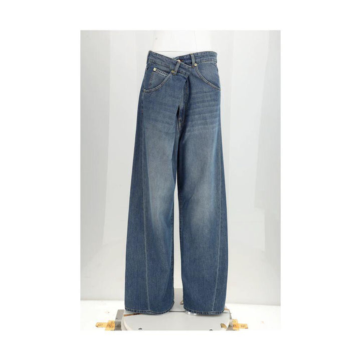 Darkpark Sample Sale Darkpark Blue Cotton Relaxed Fit Jeans - | Designer outlet