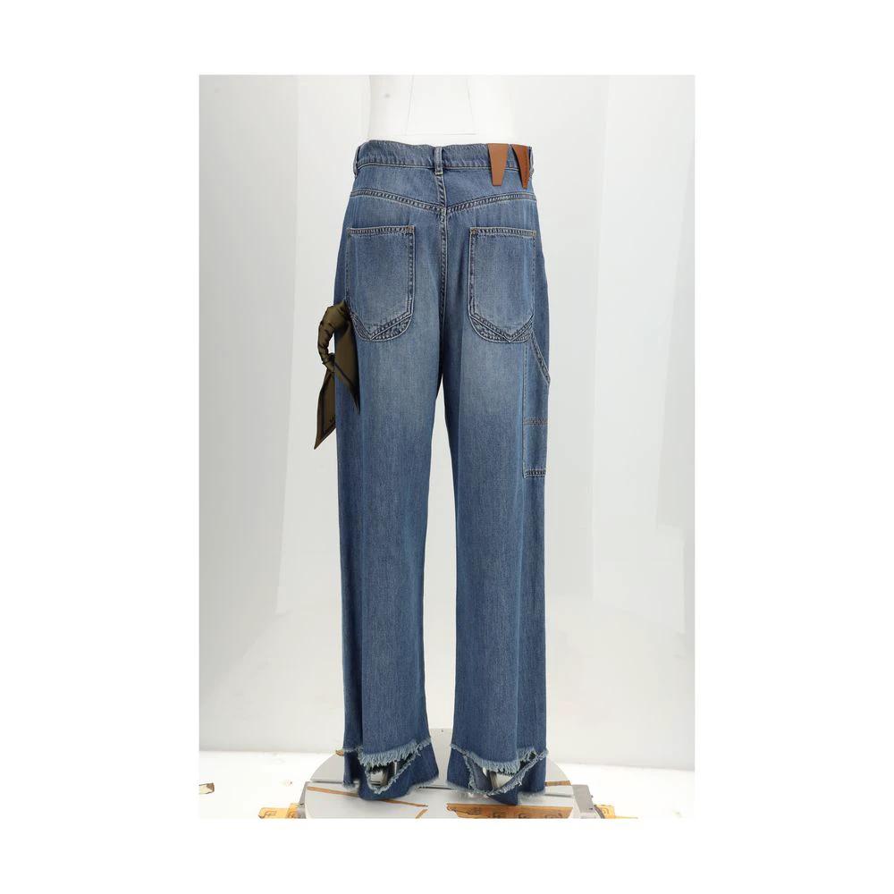 Darkpark Sample Sale Darkpark Blue Cotton Relaxed Fit Jeans - | Designer outlet