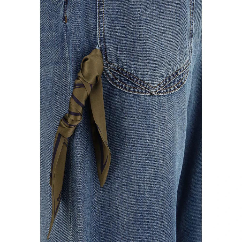 Darkpark Sample Sale Darkpark Blue Cotton Relaxed Fit Jeans - | Designer outlet