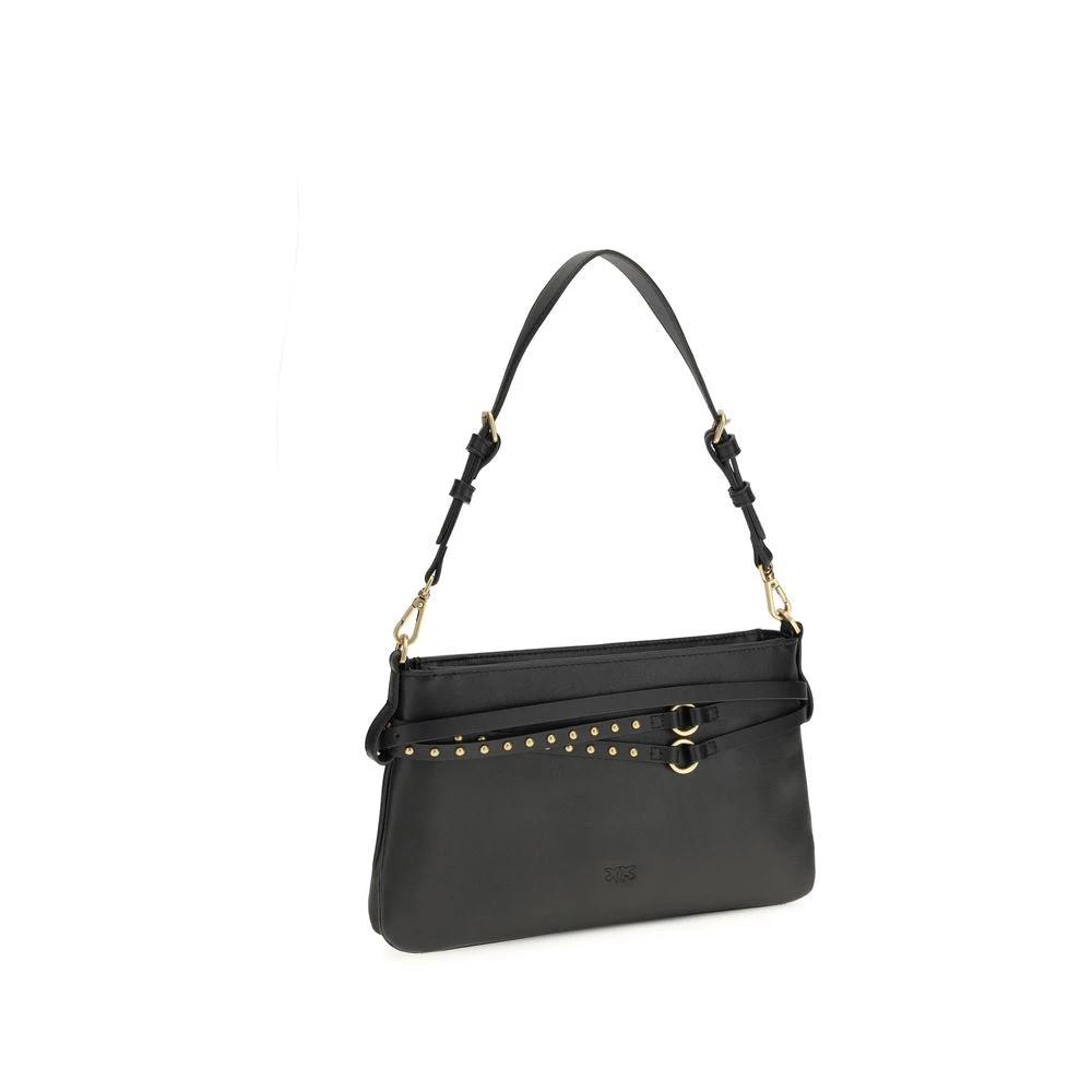 PINKO Sample Sale PINKO Black Calf Leather Bos Taurus Shoulder Bag - | Designer outlet