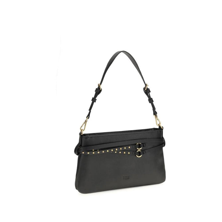 PINKO Sample Sale PINKO Black Calf Leather Bos Taurus Shoulder Bag - | Designer outlet