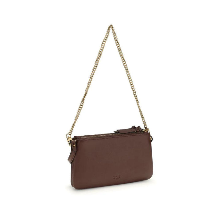 PINKO Sample Sale PINKO Brown Calf Leather Bos Taurus Shoulder Bag - | Designer outlet