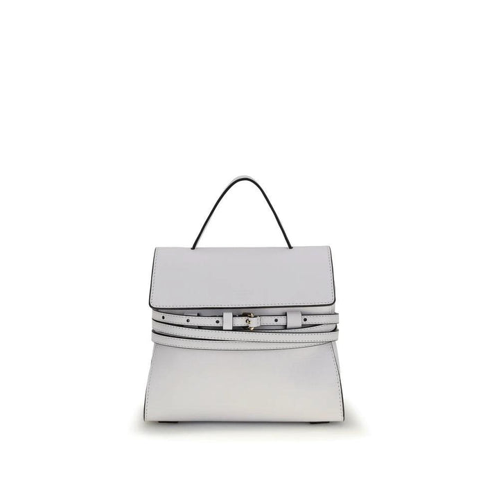 Moschino Sample Sale Moschino White Calf Leather Bos Taurus Handbag - | Designer outlet