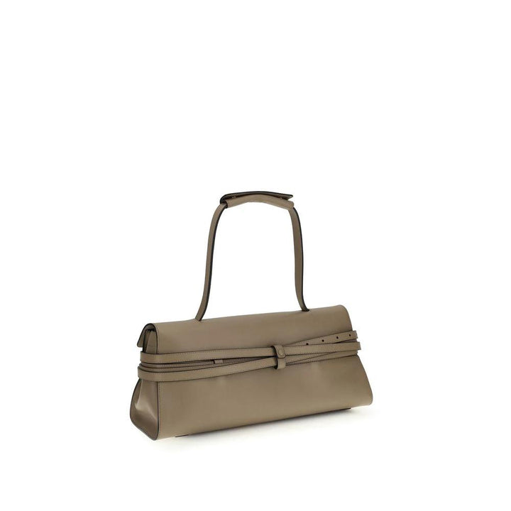 Moschino Sample Sale Moschino Beige Calf Leather Bos Taurus Shoulder Bag - | Designer outlet