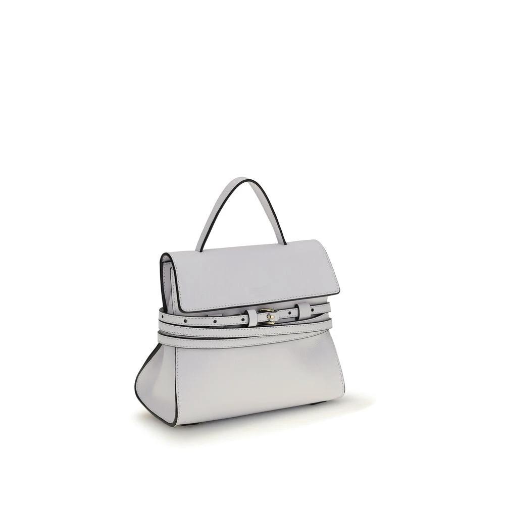 Moschino Sample Sale Moschino White Calf Leather Bos Taurus Handbag - | Designer outlet