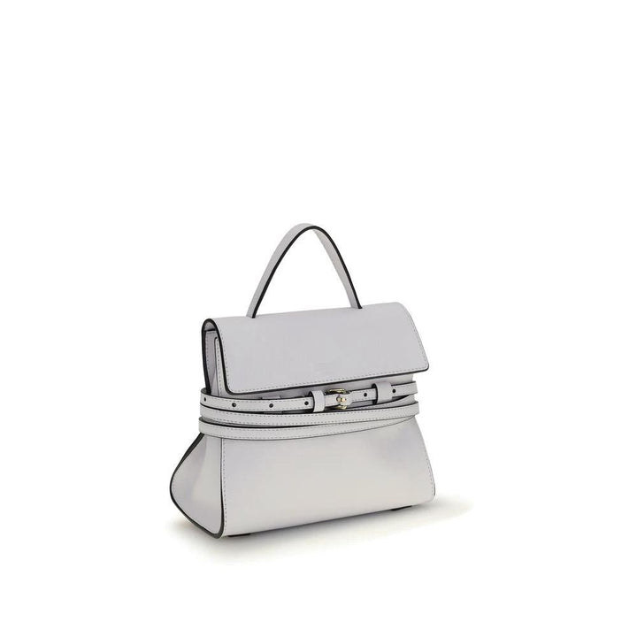 Moschino Sample Sale Moschino White Calf Leather Bos Taurus Handbag - | Designer outlet