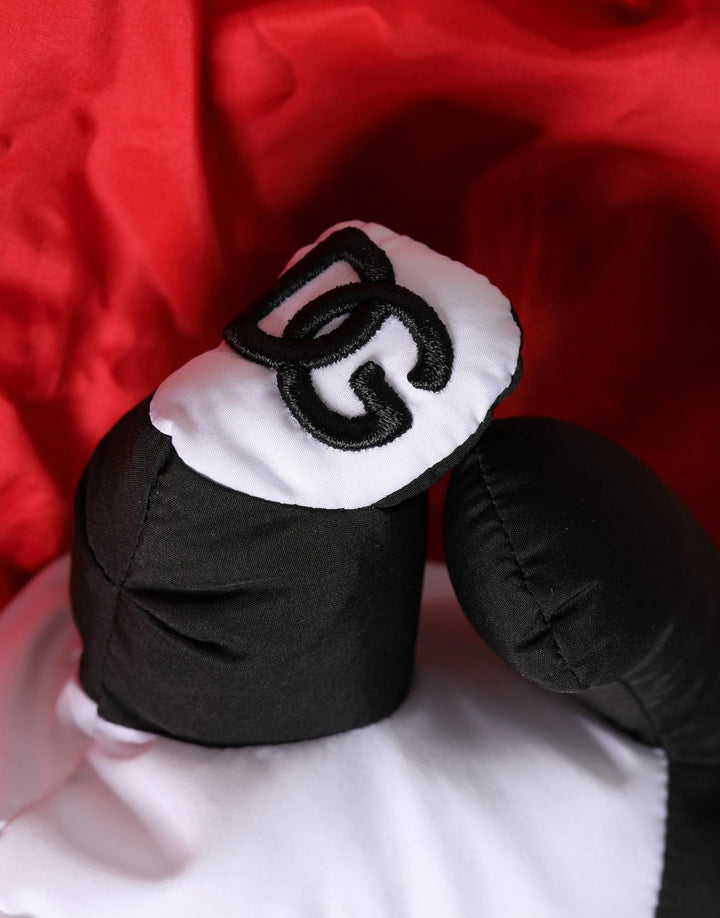 Dolce & Gabbana Sample Sale Dolce & Gabbana Men Red Polyester Panda Stuffed Ecobag Tote Borse Bag - | Designer outlet