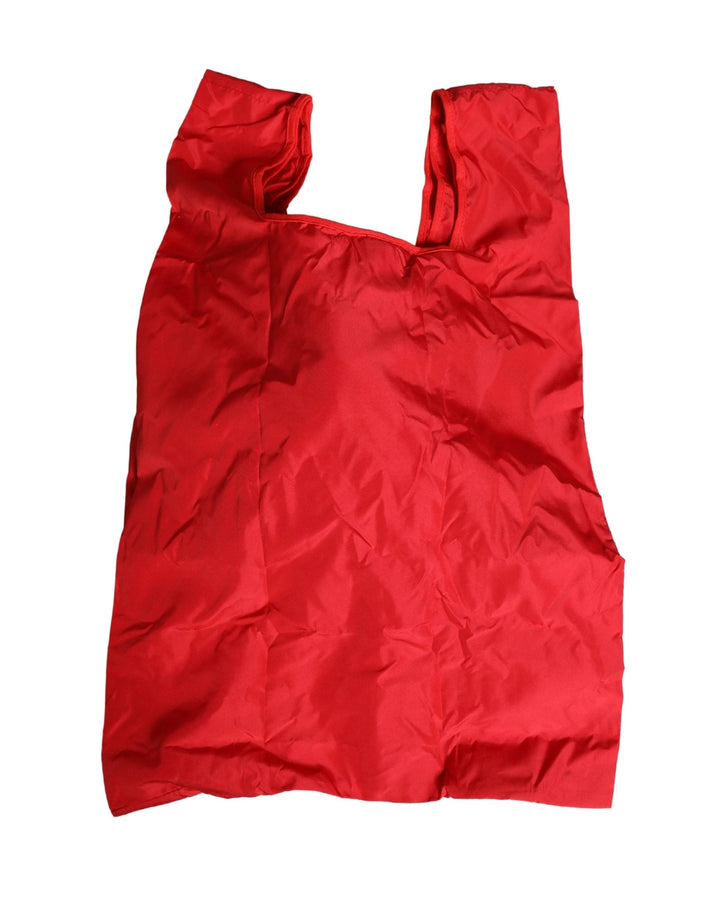 Dolce & Gabbana Sample Sale Dolce & Gabbana Men Red Polyester Panda Stuffed Ecobag Tote Borse Bag - | Designer outlet