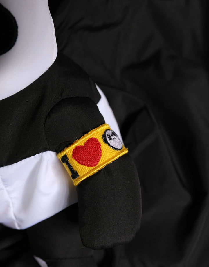 Dolce & Gabbana Sample Sale Dolce & Gabbana Men Black Polyester Panda Stuffed Ecobag Bag - | Designer outlet