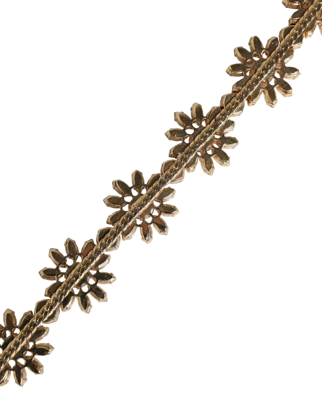 Dolce &amp; Gabbana Sample Sale Dolce &amp; Gabbana Red Leather Daisy Crystal Embellished Waist Belt - | Designer outlet