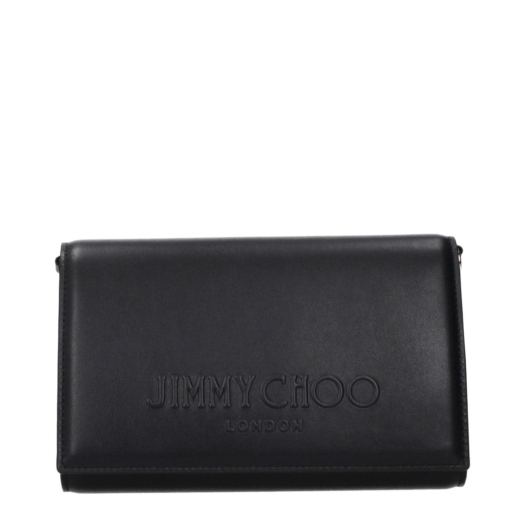 Jimmy Choo Sample Sale Jimmy Choo Black Leather Clutch Bag - | Designer outlet