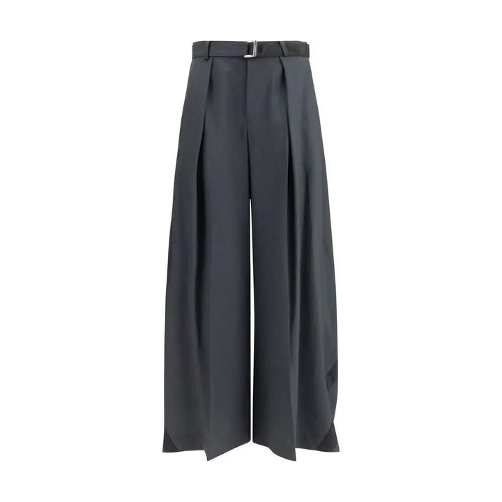 Sacai Sample Sale | Sacai Gray Polyester Casual Pants - | Designer outlet