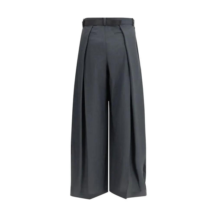 Sacai Sample Sale | Sacai Gray Polyester Casual Pants - | Designer outlet