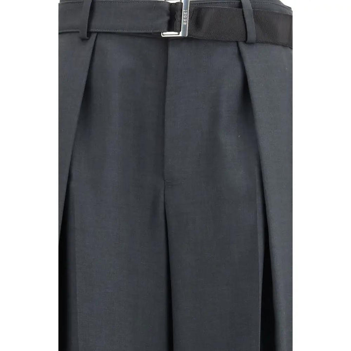 Sacai Sample Sale | Sacai Gray Polyester Casual Pants - | Designer outlet