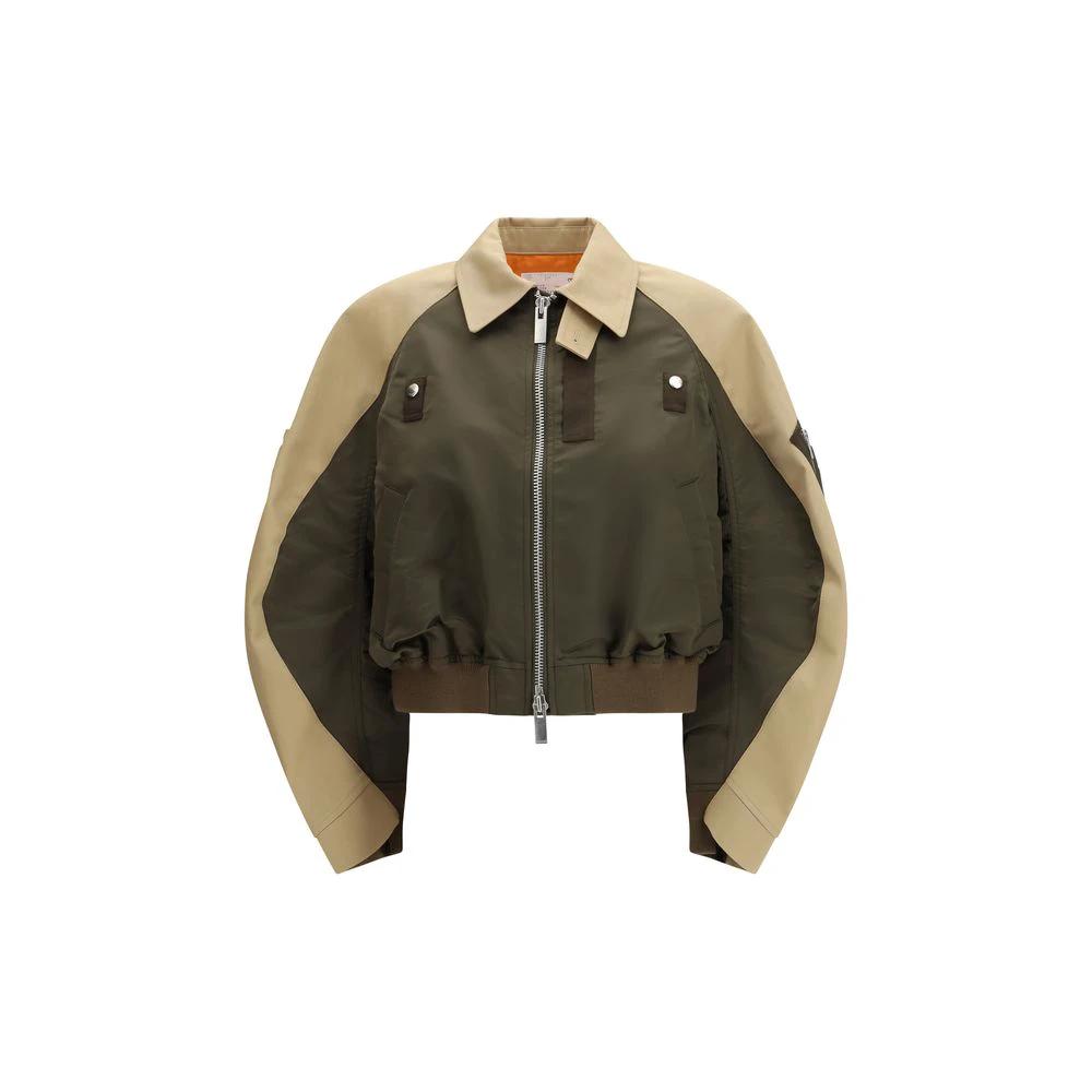Sacai Sample Sale Sacai Bicolor Cotton Bomber - | Designer outlet