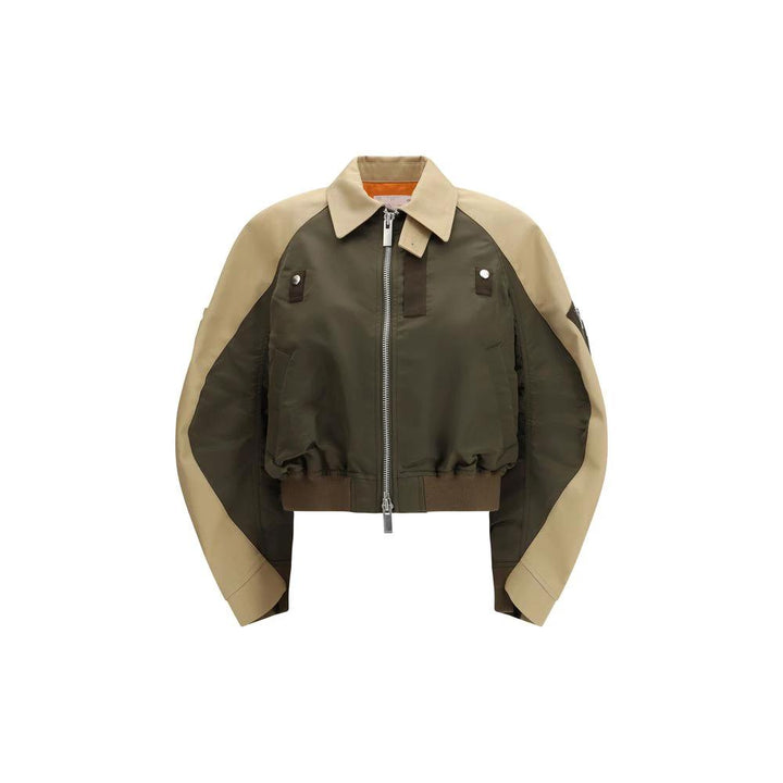 Sacai Sample Sale Sacai Bicolor Cotton Bomber - | Designer outlet