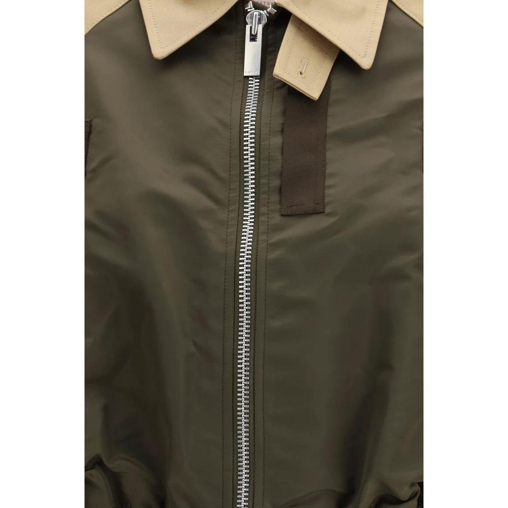 Sacai Sample Sale Sacai Bicolor Cotton Bomber - | Designer outlet