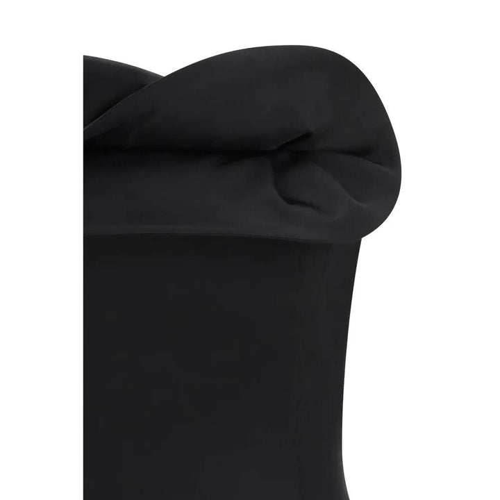 Magda Butrym Black Wool Tank Tops