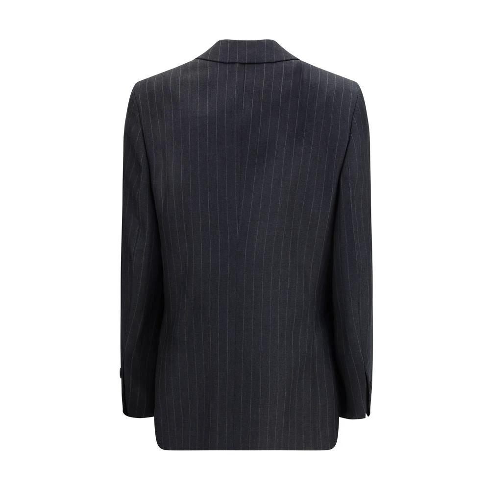 Ferragamo Sample Sale Ferragamo Gray Fleece Wool Blazer - | Designer outlet