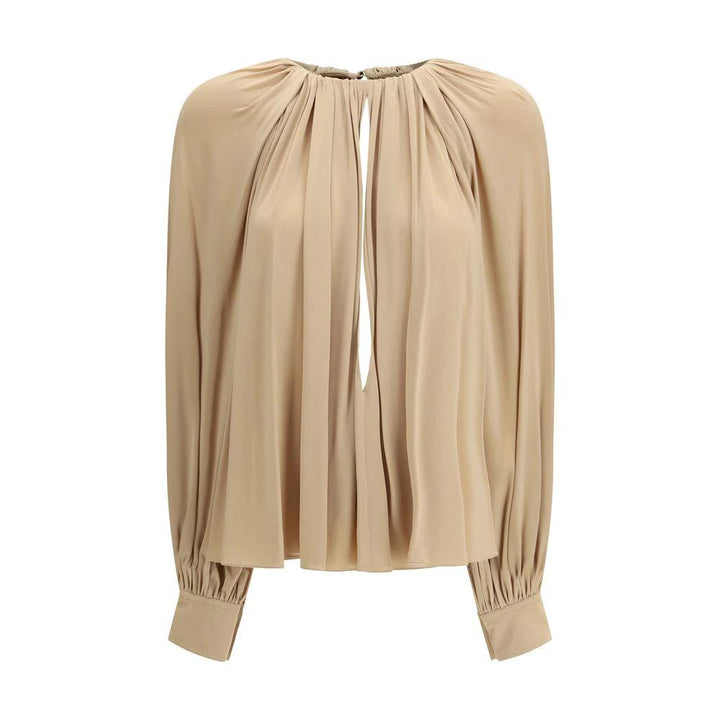 Ferragamo Beige Viscose Blouse