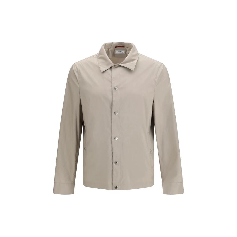 Brunello Cucinelli Sample Sale Brunello Cucinelli Beige Polyester Coat - | Designer outlet