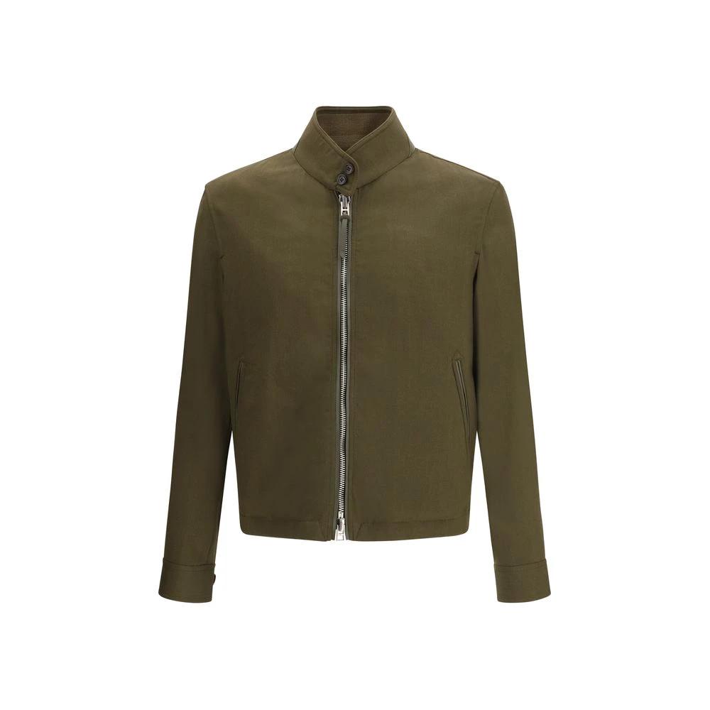 Tom Ford Sample Sale Tom Ford Bicolor Fleece Wool Biker Jacket - | Designer outlet