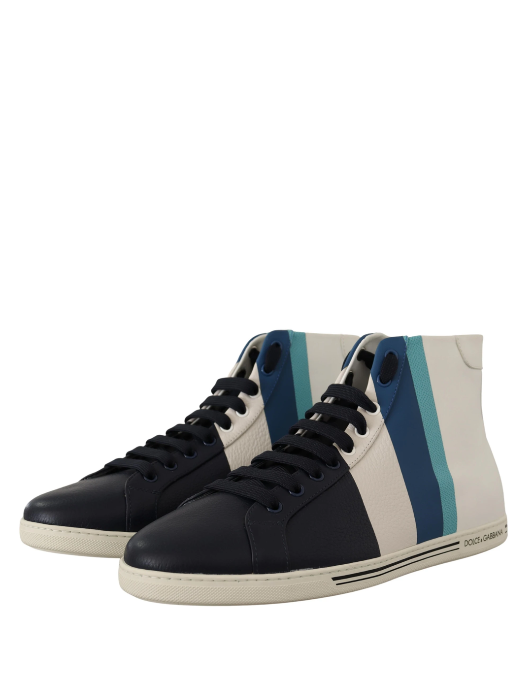 Dolce &amp; Gabbana Sample Sale Dolce &amp; Gabbana Multicolor Leather Mid Top Sneakers Shoes - | Designer outlet