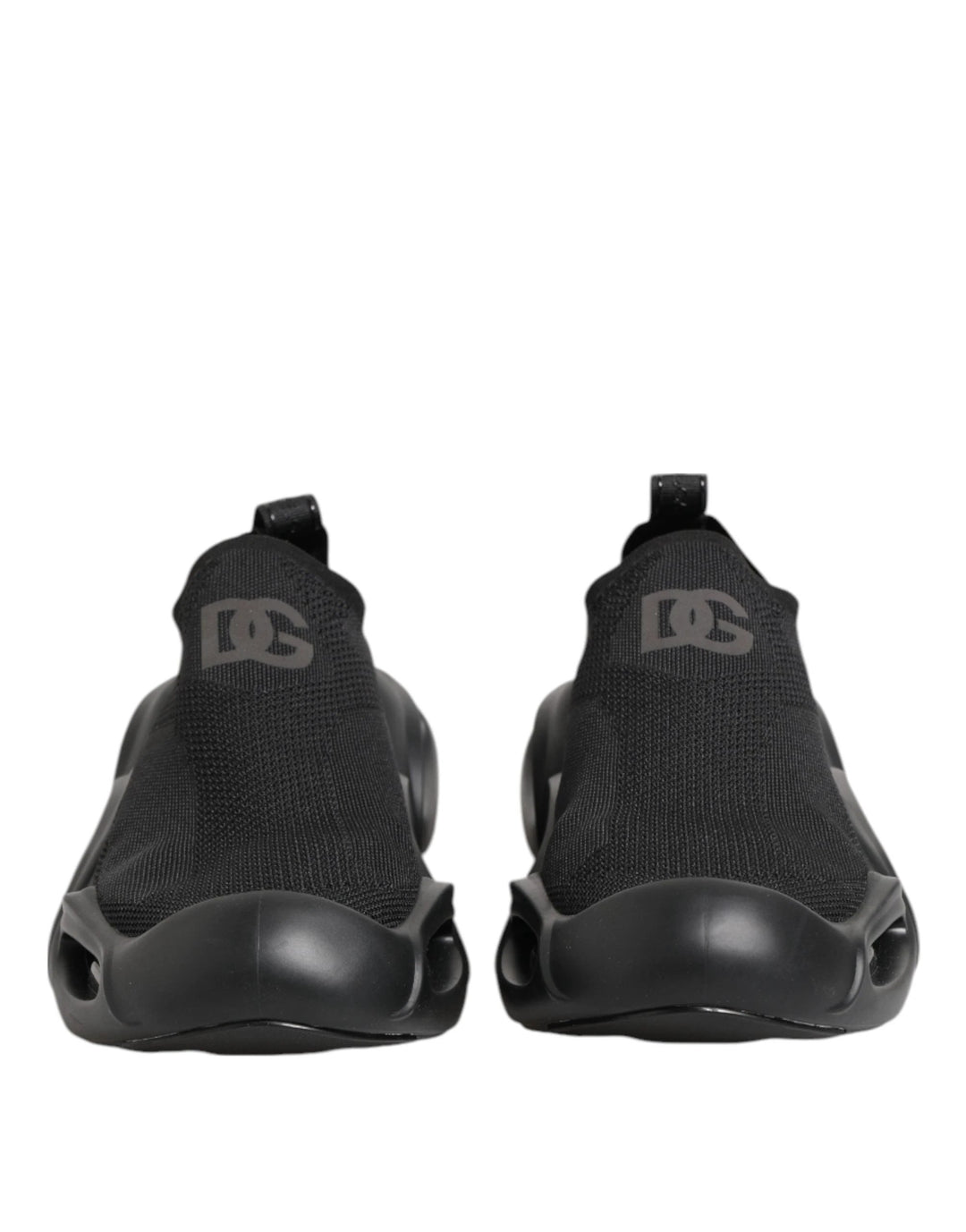Dolce &amp; Gabbana Sample Sale Dolce &amp; Gabbana Black Slip On Wave Low Top Sneakers Shoes - | Designer outlet