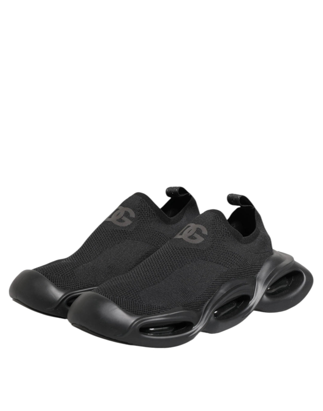 Dolce &amp; Gabbana Sample Sale Dolce &amp; Gabbana Black Slip On Wave Low Top Sneakers Shoes - | Designer outlet