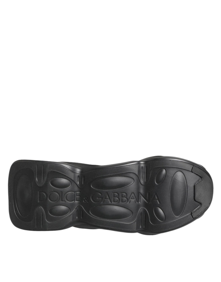 Dolce &amp; Gabbana Sample Sale Dolce &amp; Gabbana Black Slip On Wave Low Top Sneakers Shoes - | Designer outlet