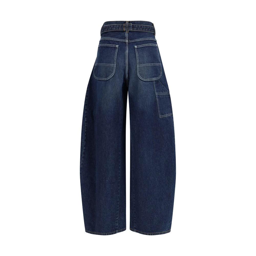 Sacai Sample Sale Sacai Blue Cotton Jeans Denim - | Designer outlet
