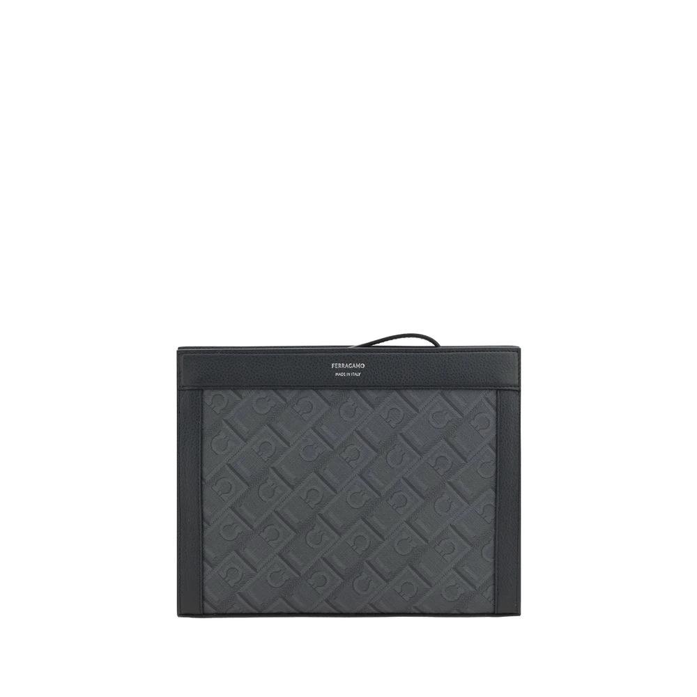 Ferragamo Sample Sale Ferragamo Black Polyethylene Clutch Bag - | Designer outlet