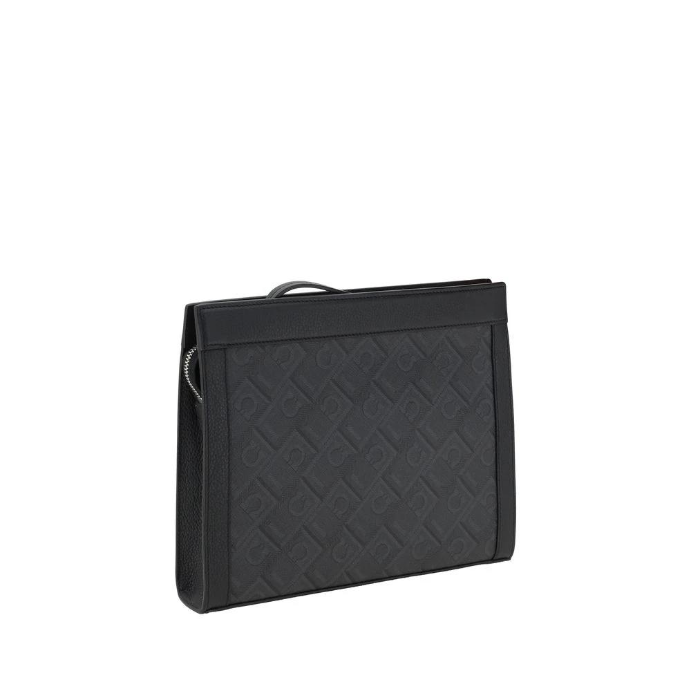 Ferragamo Sample Sale Ferragamo Black Polyethylene Clutch Bag - | Designer outlet