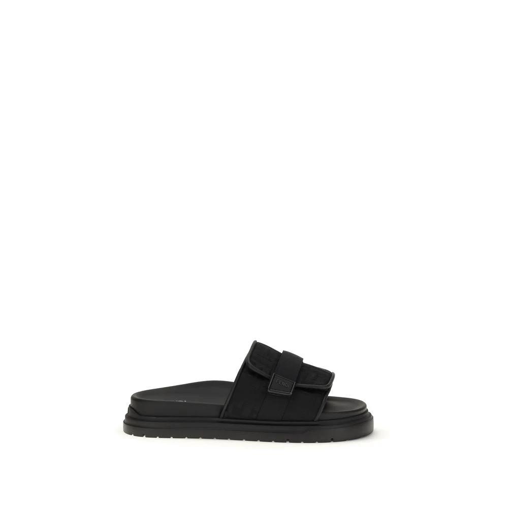Fendi Sample Sale Fendi Black Polyamide Sandals - | Designer outlet