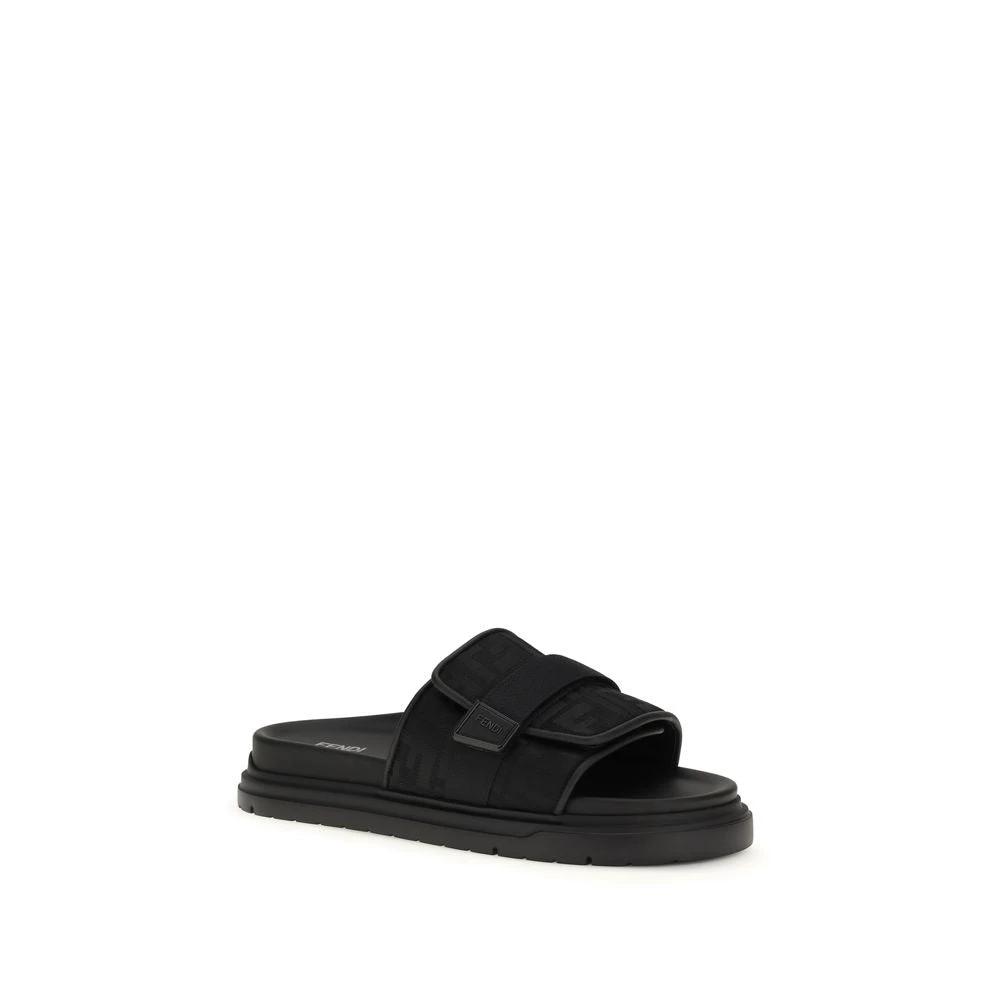 Fendi Sample Sale Fendi Black Polyamide Sandals - | Designer outlet